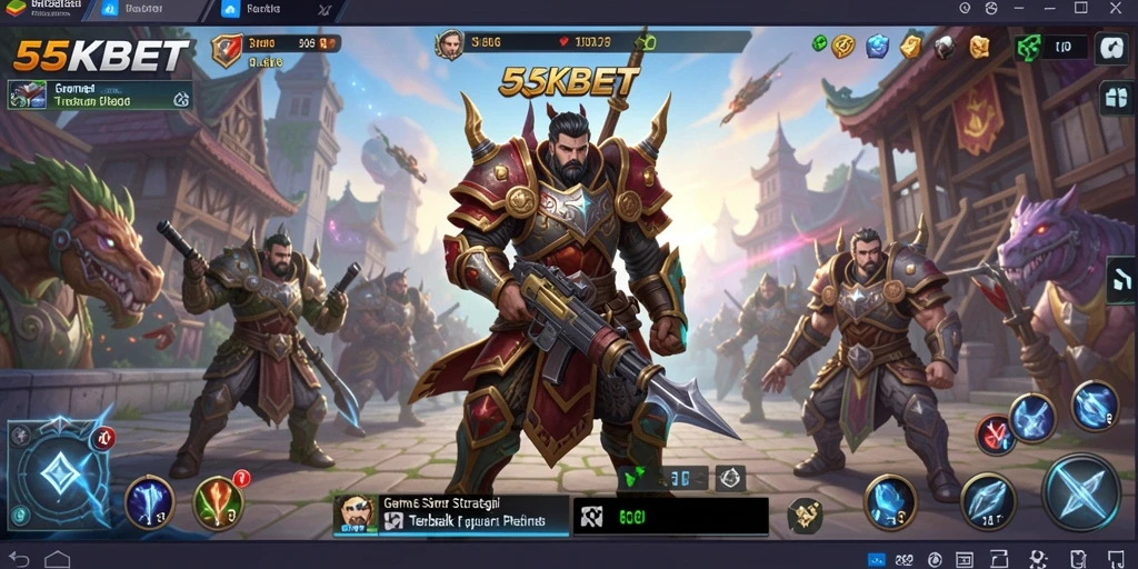 Tampilan menarik dalam gameplay SLG 55KBET yang menegangkan.