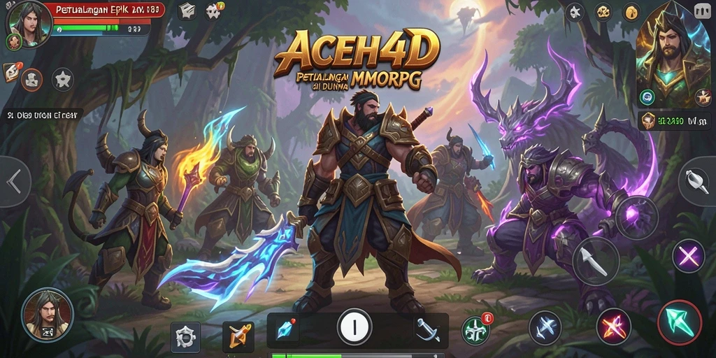 Tampilan antarmuka dan gameplay menakjubkan di ACEH4D.