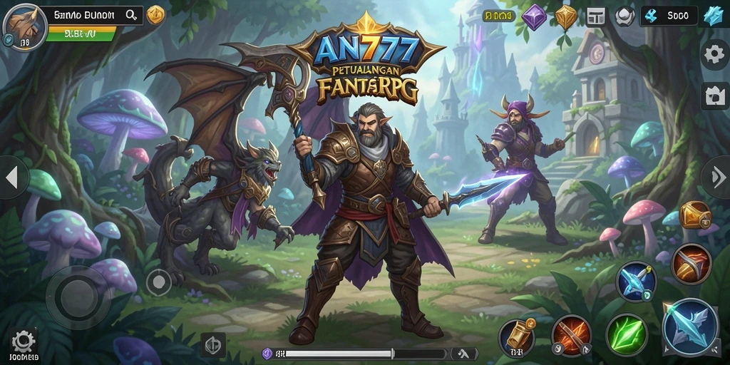 Gameplay menarik dalam petualangan RPG AN777.