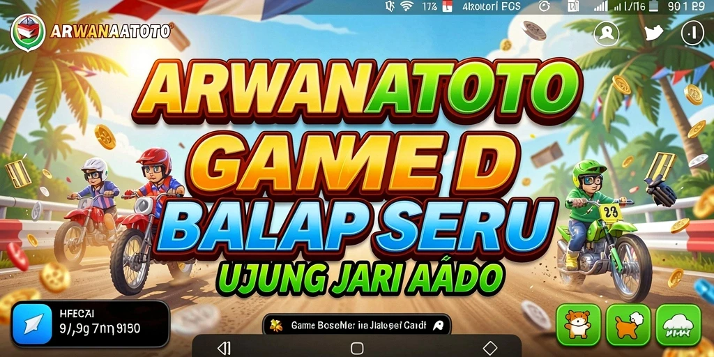 Gameplay Racing ARWANATOTO yang seru dan mendebarkan.
