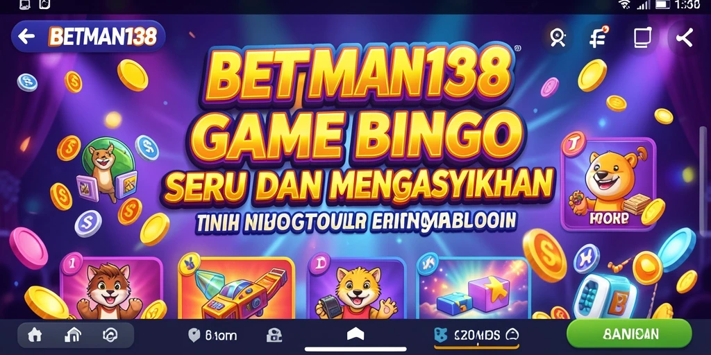 Tampilan gameplay seru BETMAN138 saat bermain Bingo bersama teman.