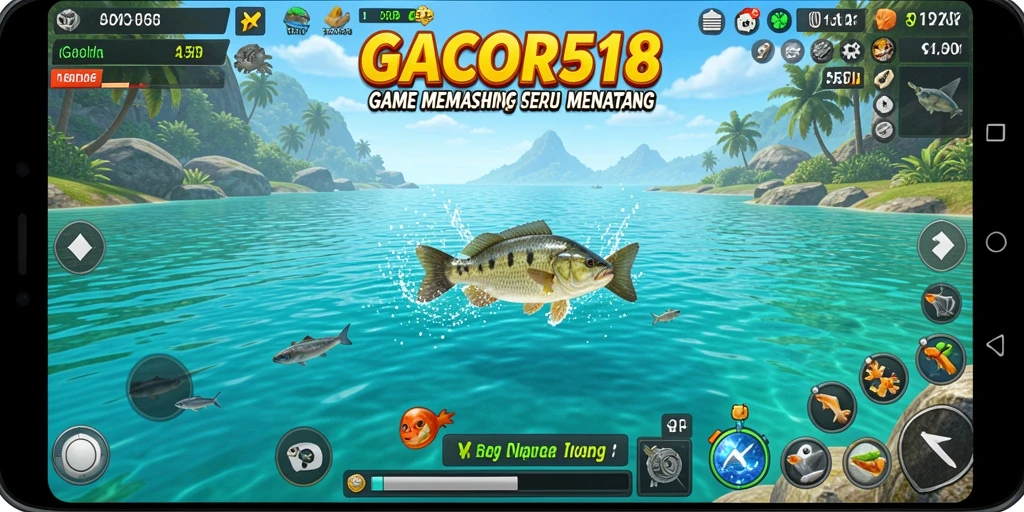 Tangkapan ikan besar dalam gameplay GACOR518 yang menakjubkan.