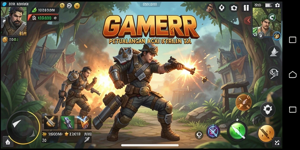 Tangkapan layar GAMERP yang memperlihatkan aksi gameplay yang menegangkan.