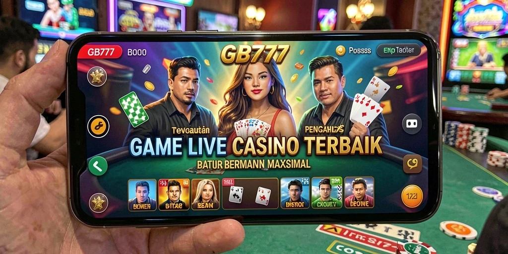 Tampilan gameplay Live Casino yang menarik di GB777.
