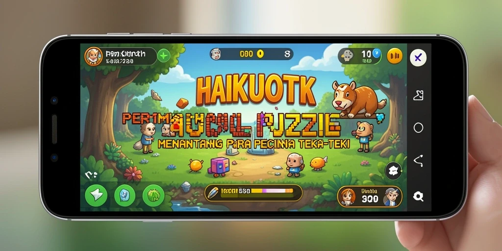 Screenshot utama HAIKUOTK menampilkan gameplay menantang yang menarik.