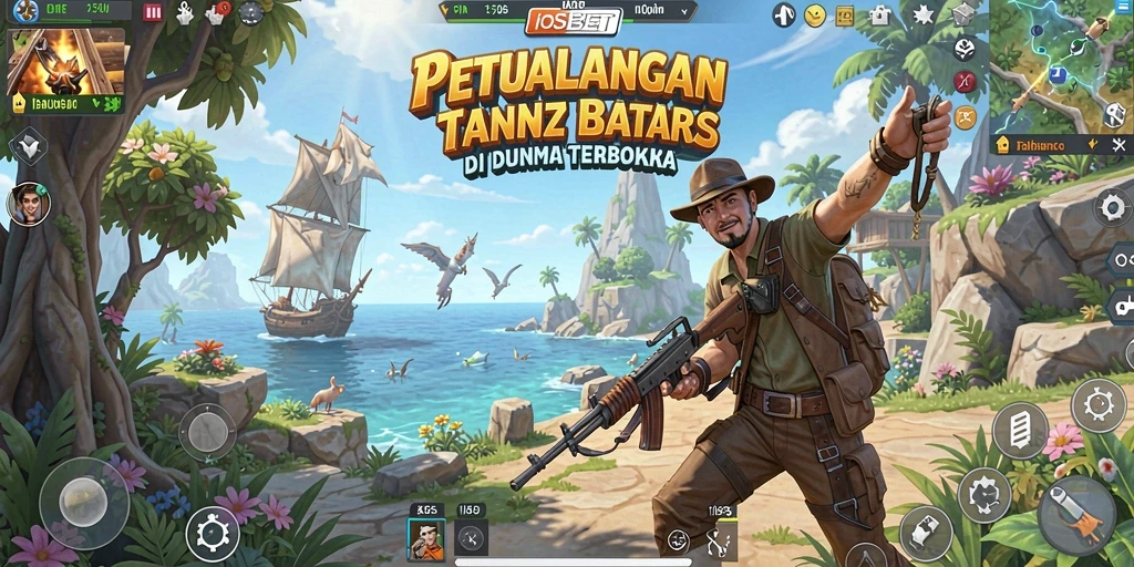 Tampilan dinamis dari gameplay Open World yang menakjubkan dalam IOSBET.