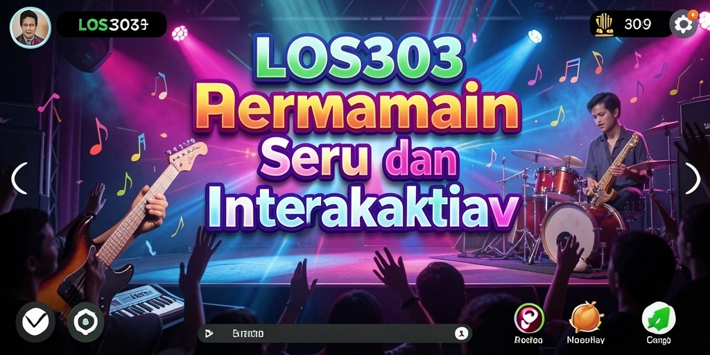 Screenshot gameplay LOS303 menampilkan aksi seru dalam permainan musik.