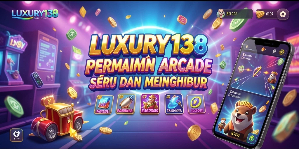 Screenshot gameplay LUXURY138 menunjukkan aksi cepat dan menegangkan di dalam permainan arcade.