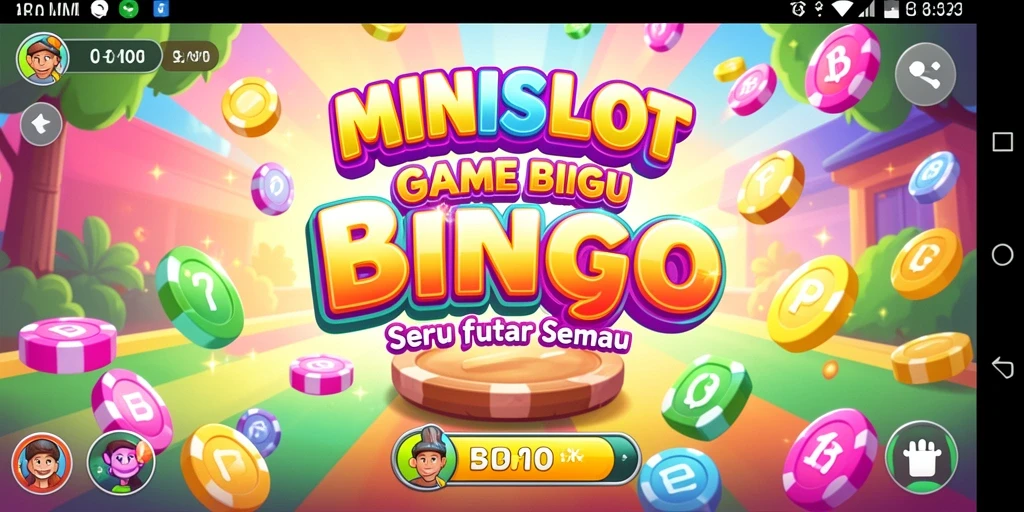 Tampilan gameplay seru dan penuh warna pada MINISLOT.