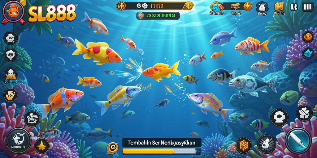 Screenshot menarik dari gameplay SL888 yang seru.