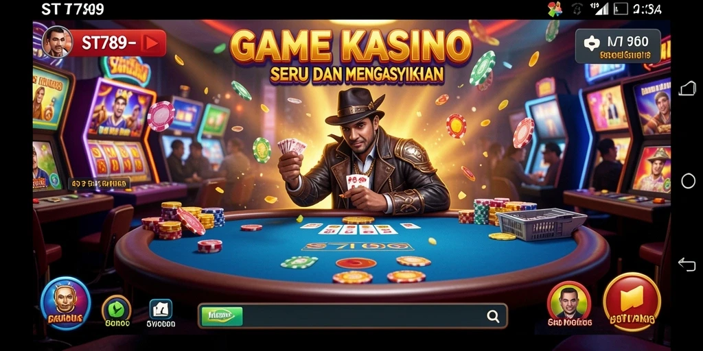 Screenshot gameplay ST789 dengan fitur Kasino yang menarik.