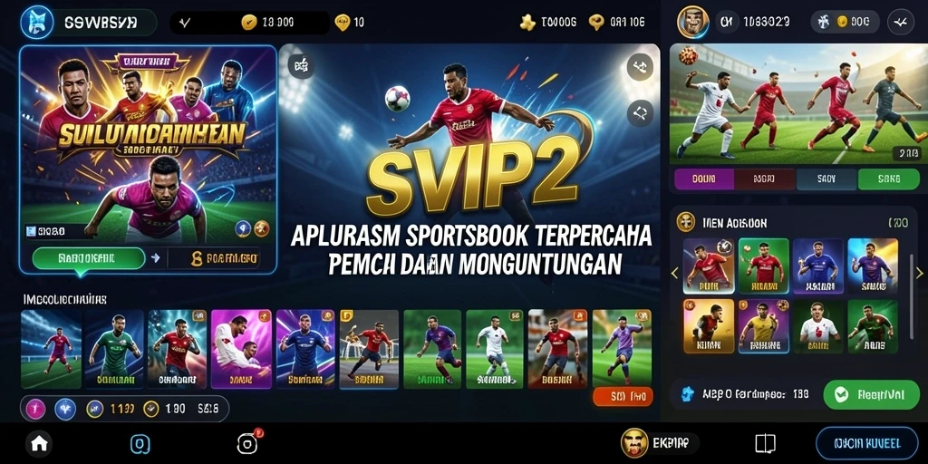 Screenshot SVIP2 menampilkan pengalaman taruhan olahraga yang mengasyikkan.