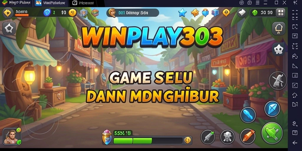 Screenshot gameplay <strong>WINPLAY303</strong> menunjukkan aktivitas mengumpulkan sumber daya yang seru.